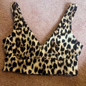 Victoria’s Secret Leopard Print Sports Bra